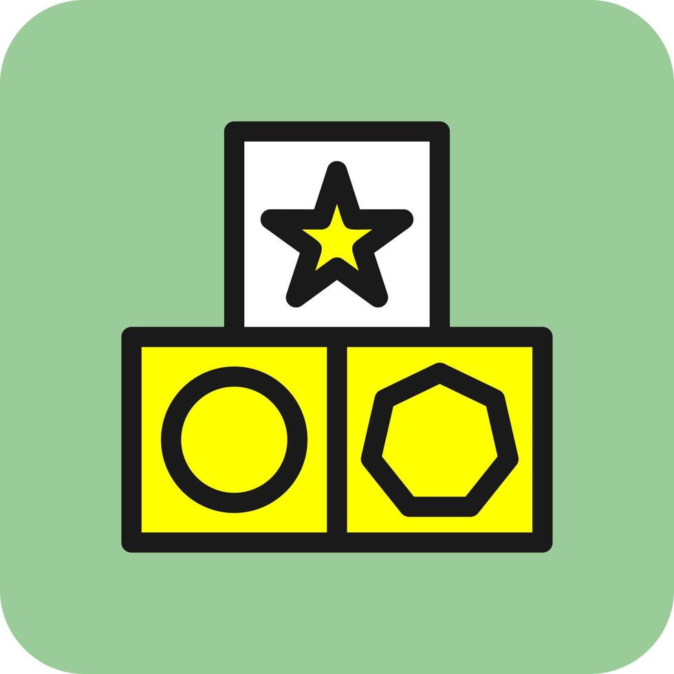 Blocks Vector Icon Design