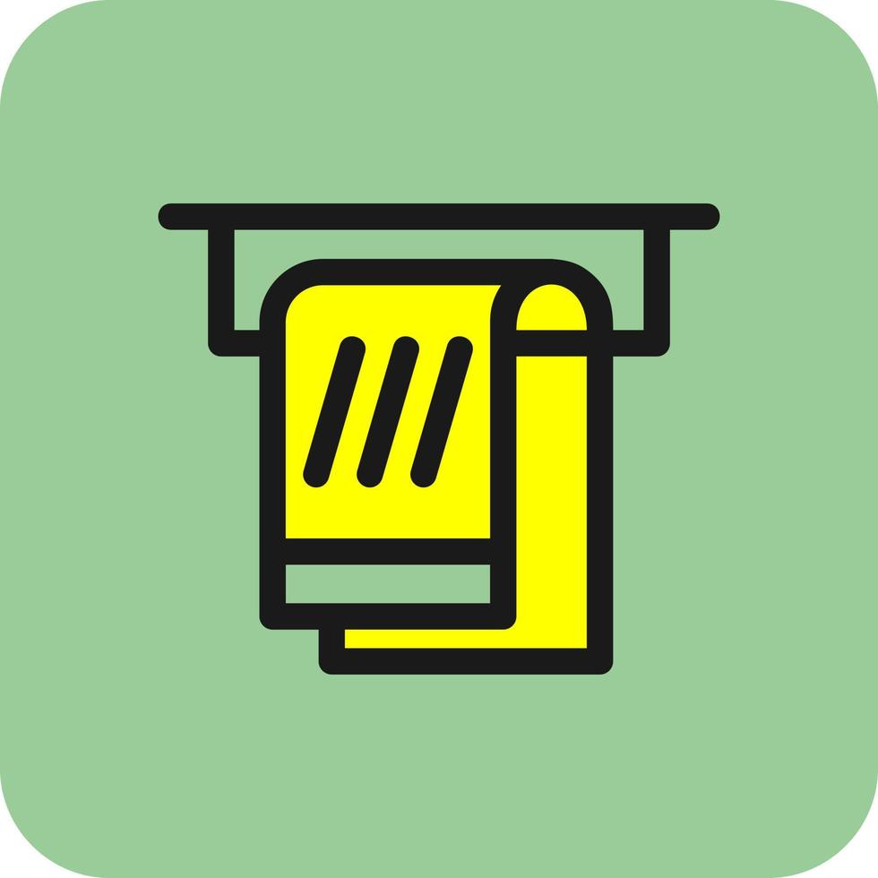 Towel Vector Icon Design