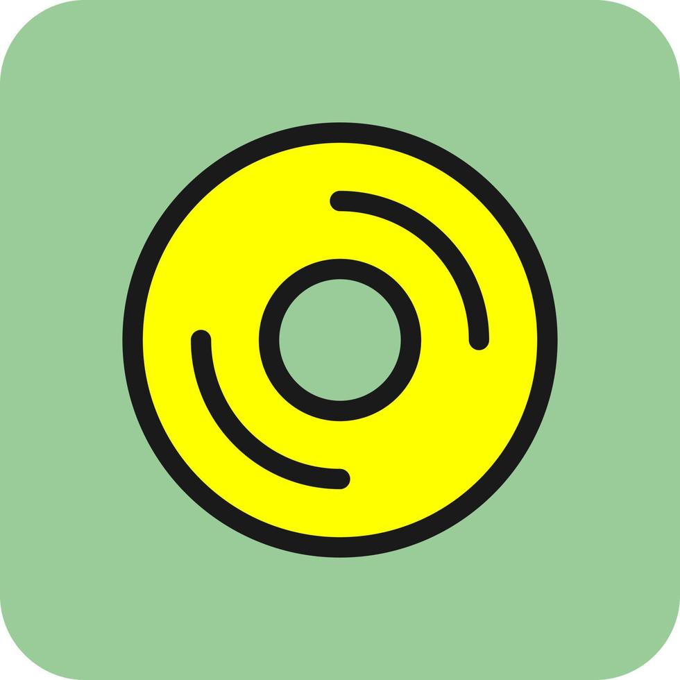 Compact Disc Vector Icon Design