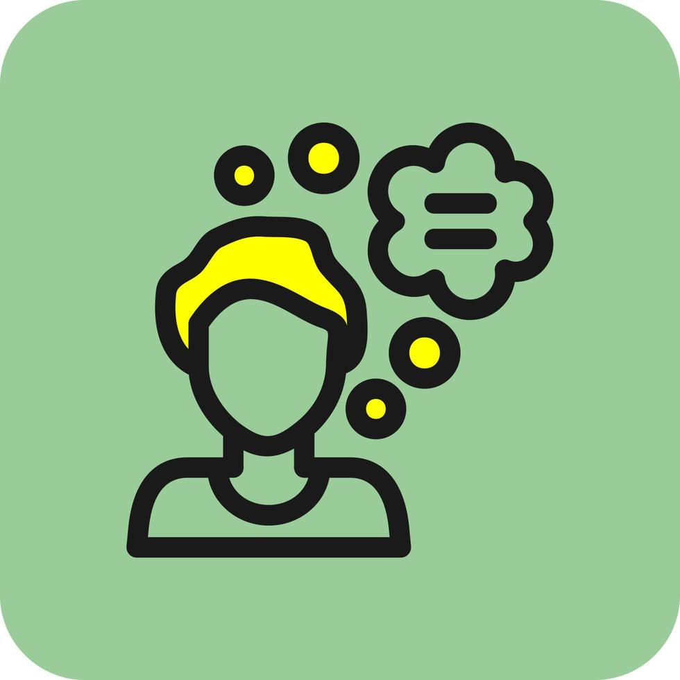 Thinking Vector Icon Design