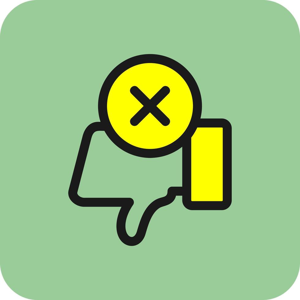 Dislike Vector Icon Design