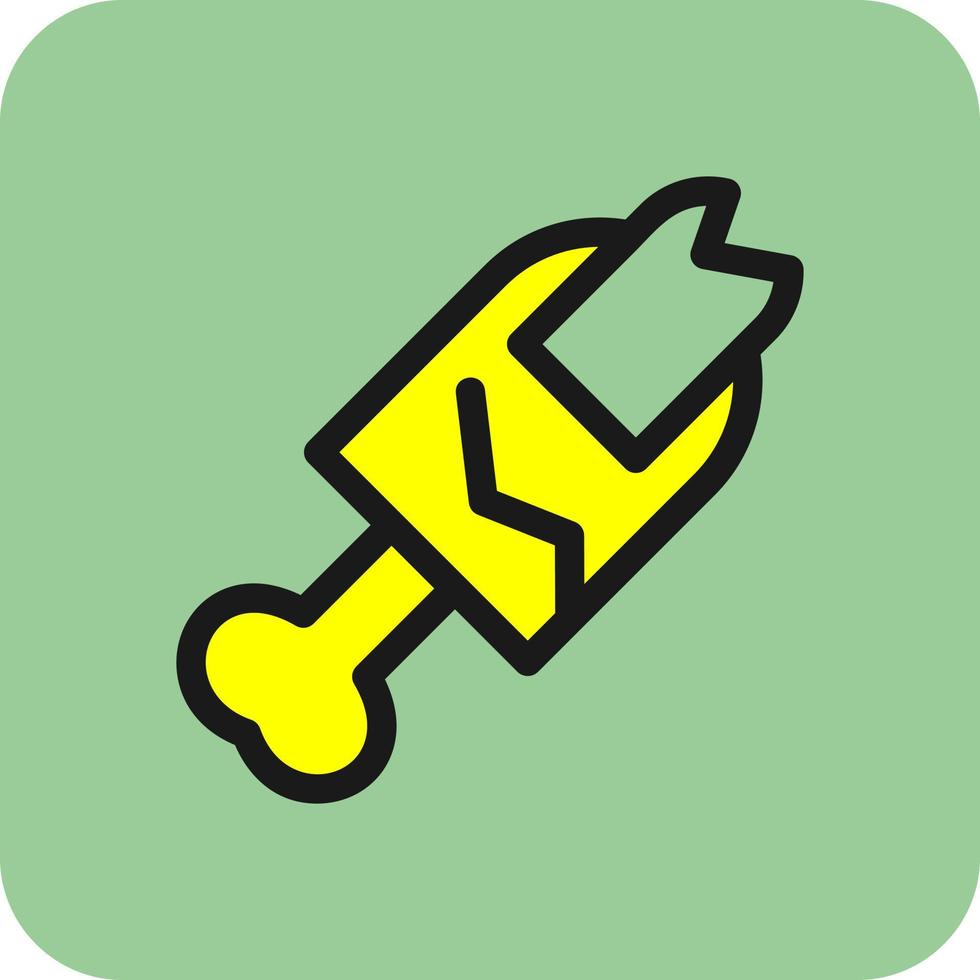 Scary Finger Vector Icon Design