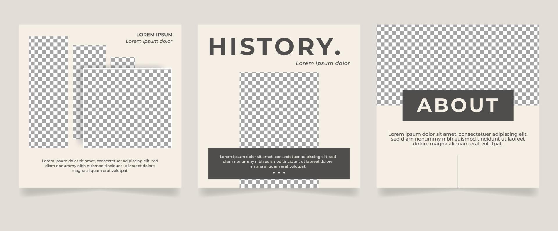 Set of Aesthetic Banners for Social Media Posts 20106544 Vector Art at Vecteezy