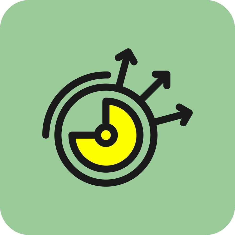 Detection of Regularities Vector Icon Design