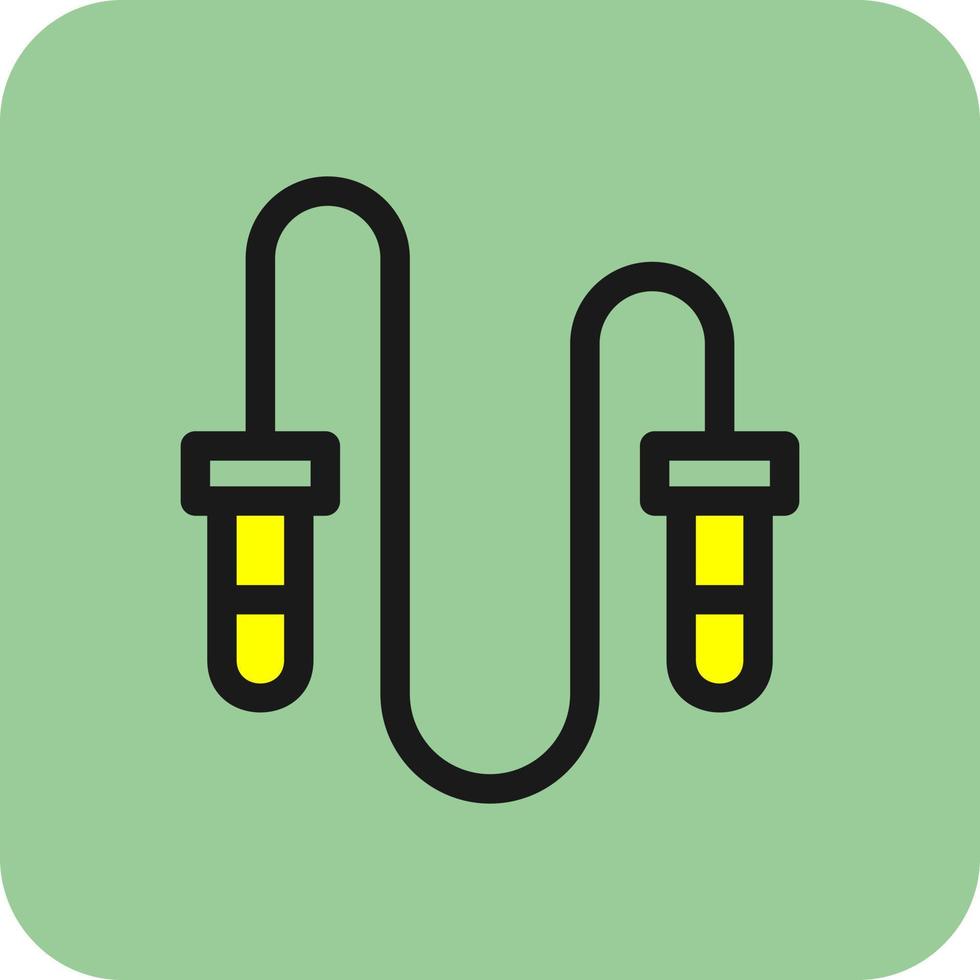 Jumping Rope Vector Icon Design