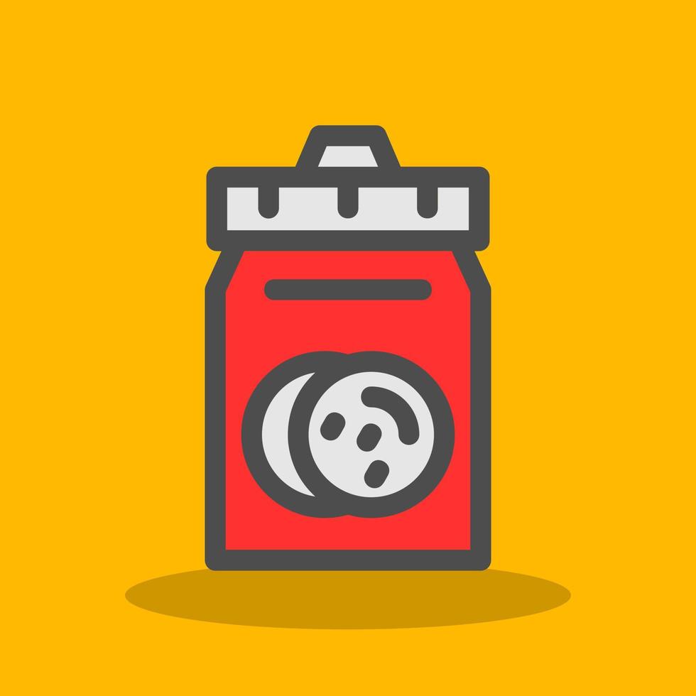 Cookie Jar Vector Icon Design