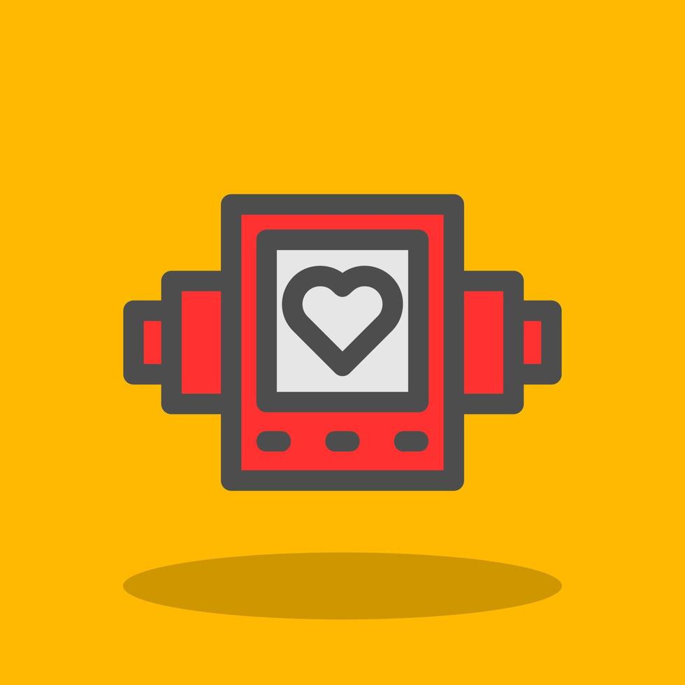 Pulsometer Vector Icon Design
