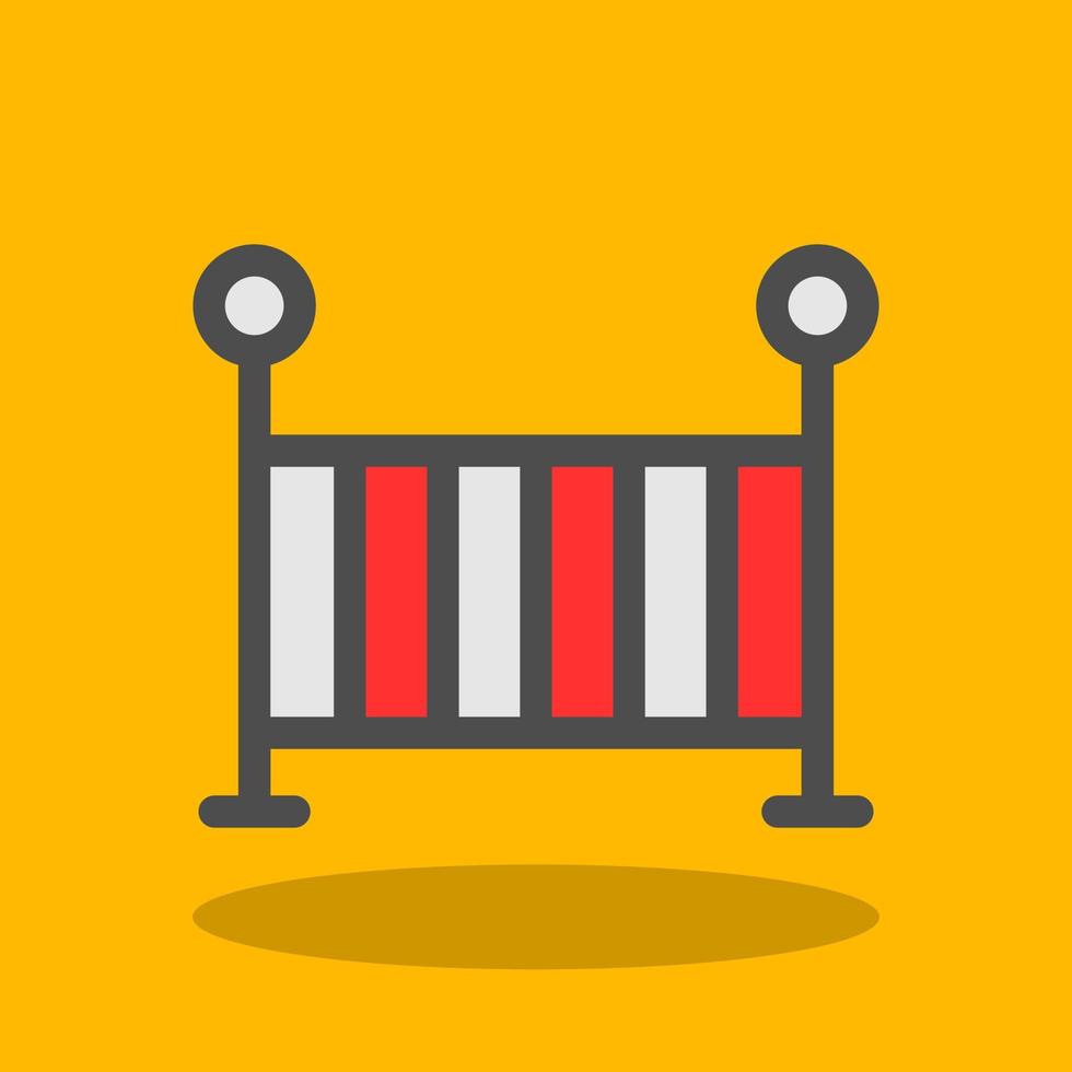 Baby Crib Vector Icon Design