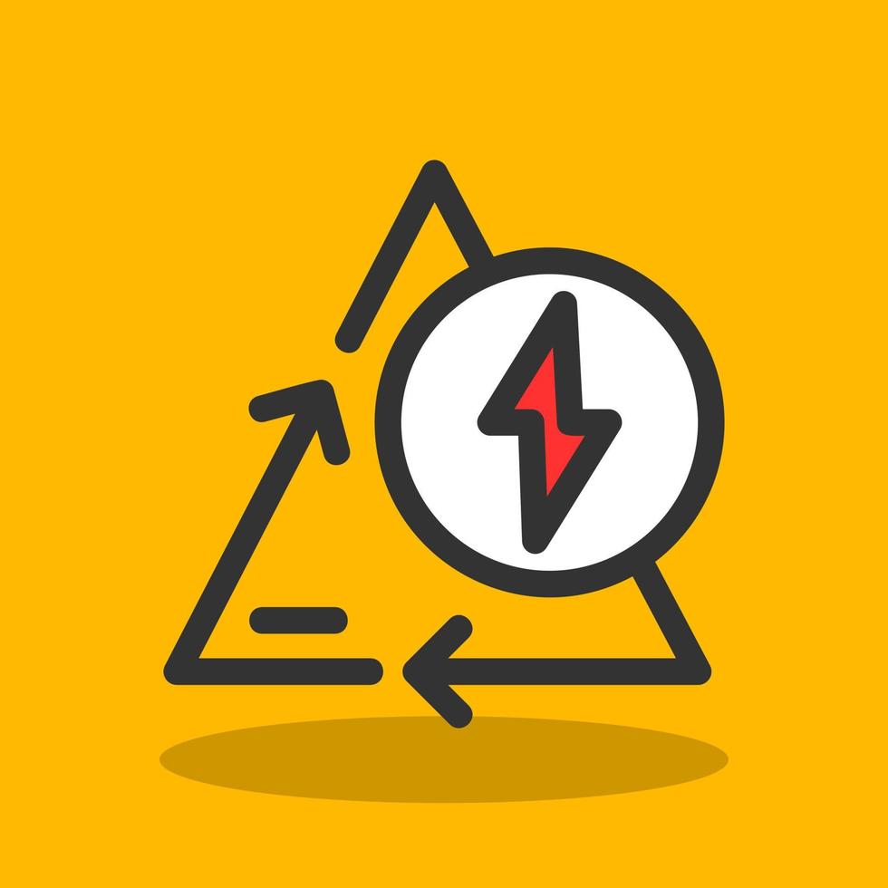 Recycle Energy Vector Icon Design