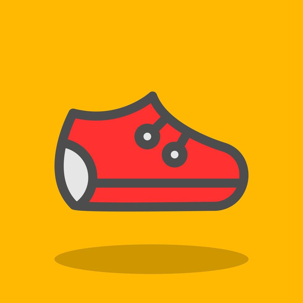 diseño de icono de vector de zapatos de bebé