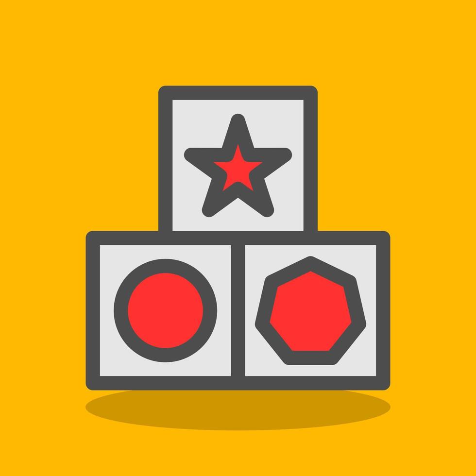 Blocks Vector Icon Design