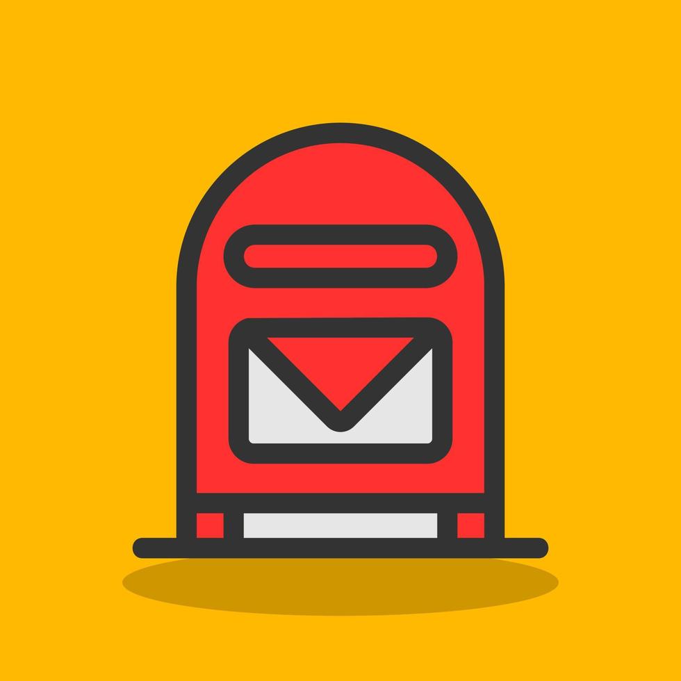 Mailbox Vector Icon Design