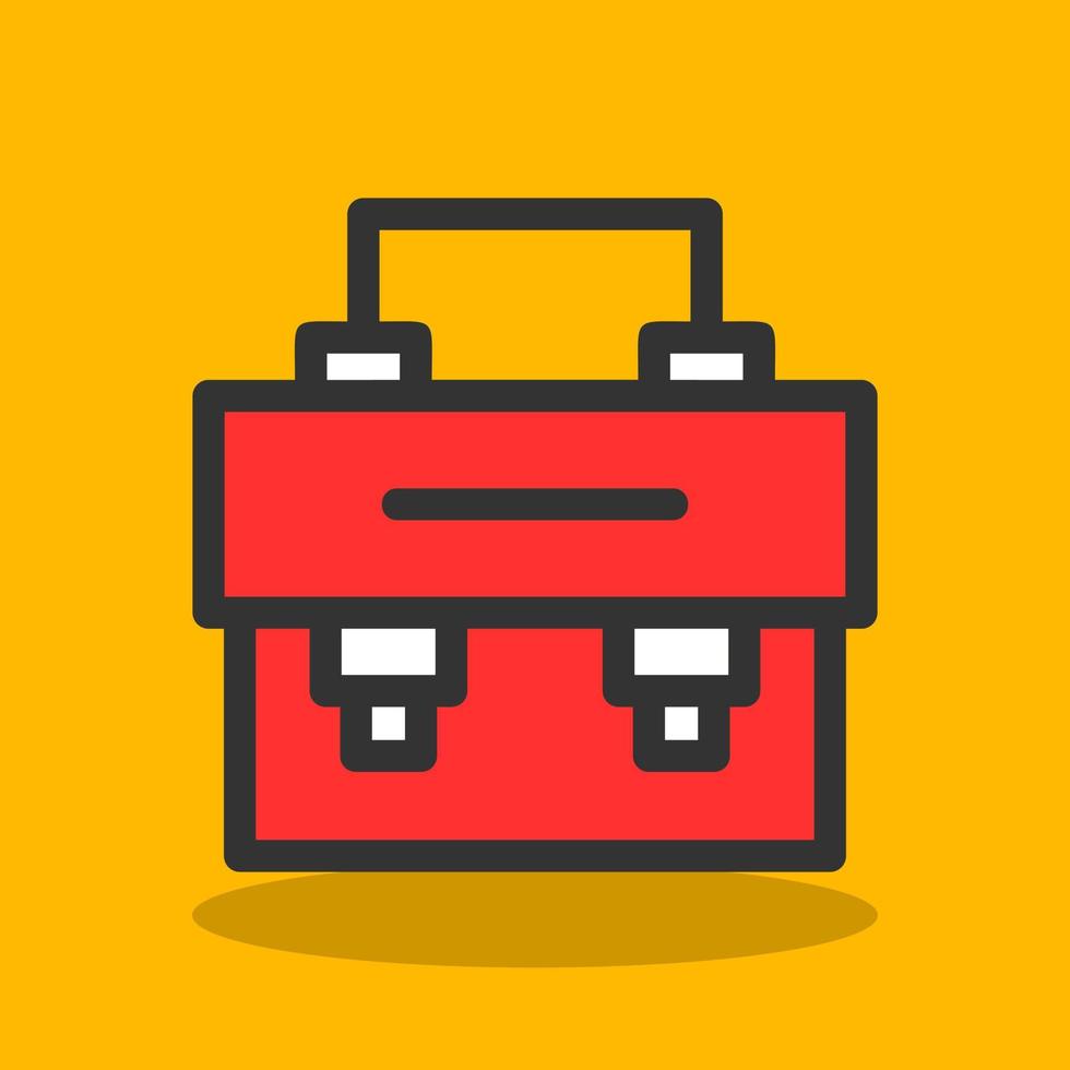 Camera Bag Vector Icon Design