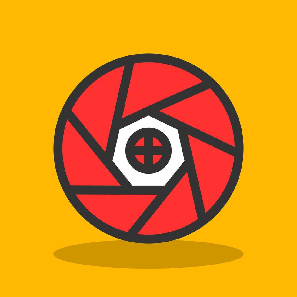 Diaphragm Vector Icon Design