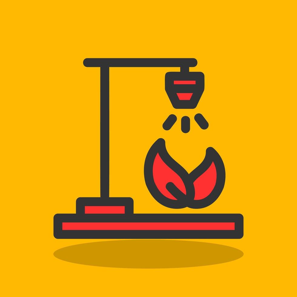 Eco Street Light Vector Icon Design