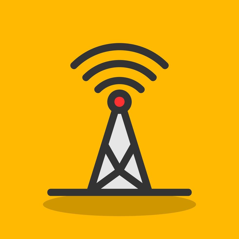 Broadcast Vector Icon Design
