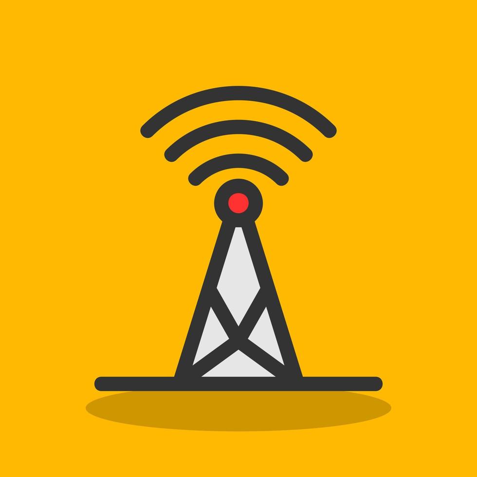 Broadcast Vector Icon Design