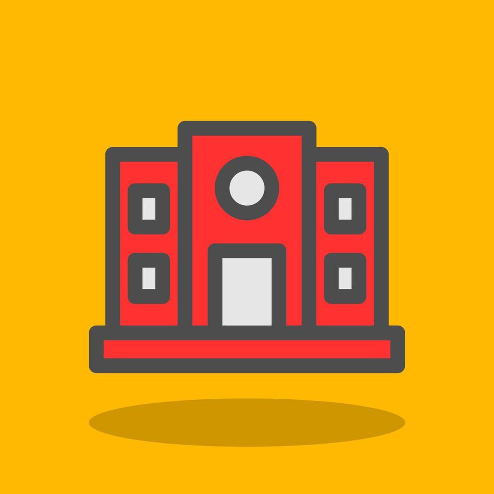 Cloud Based Architecture Vector Icon Design