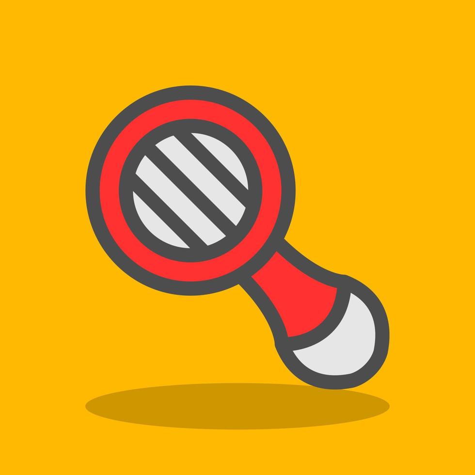 Rattle Vector Icon Design