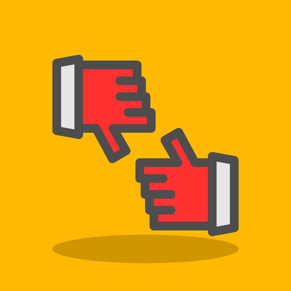 Criticism Vector Icon Design