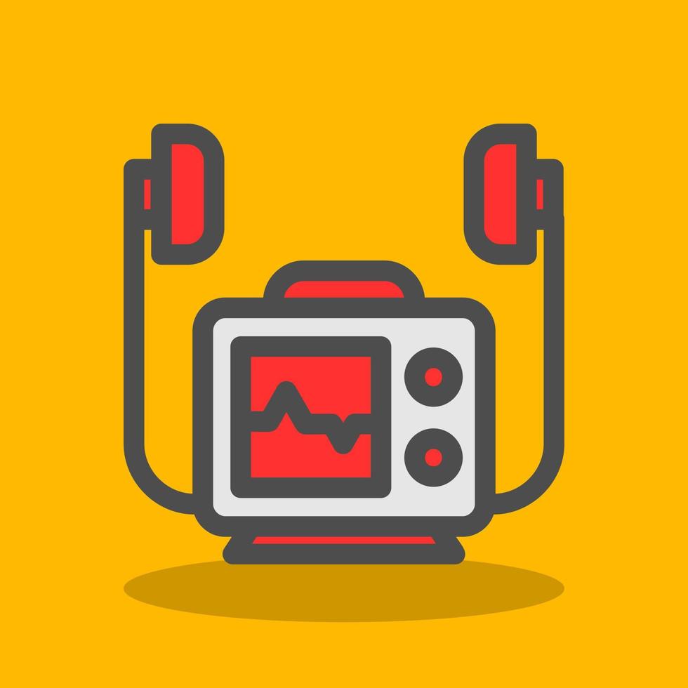 Defibrillator Vector Icon Design