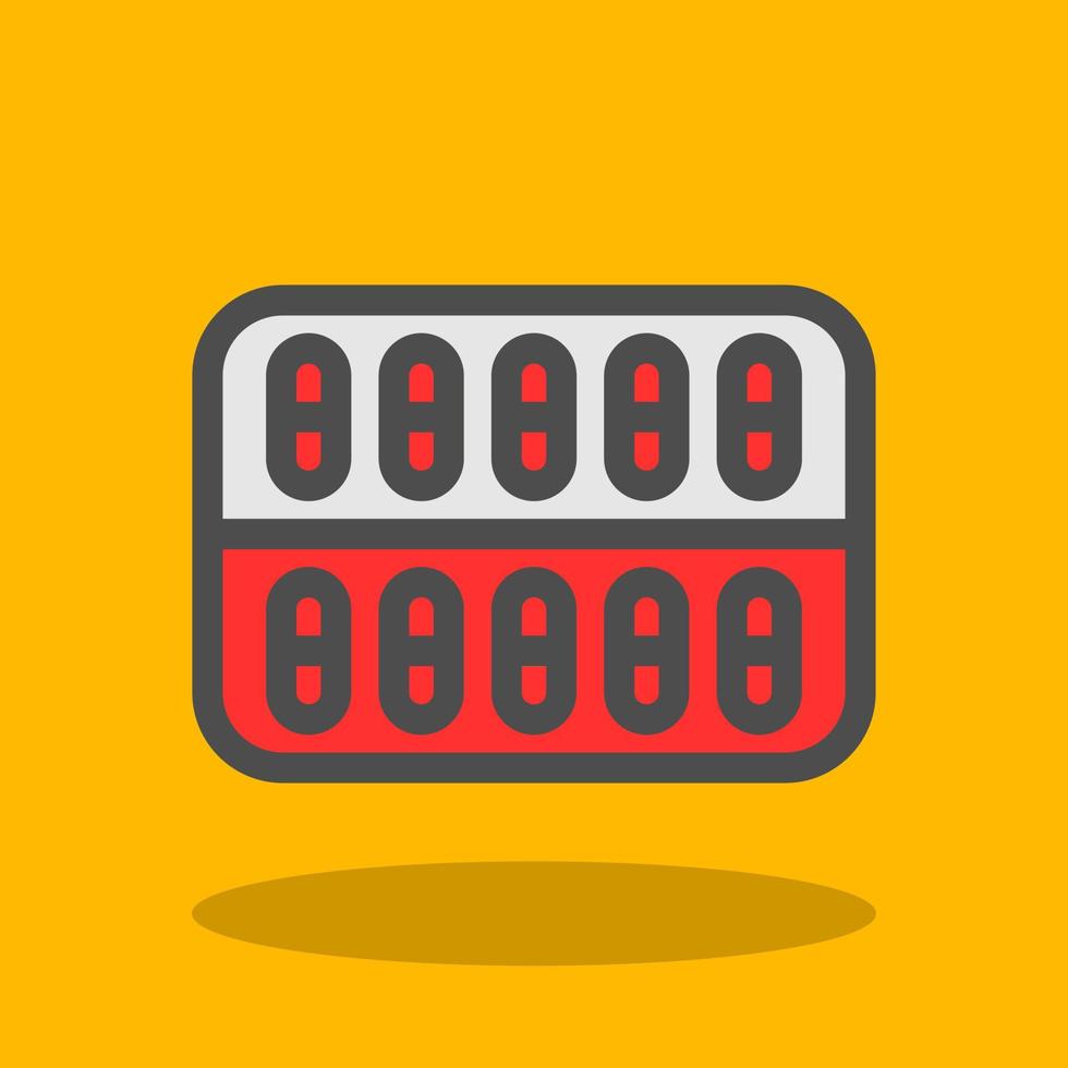 Pills Package Vector Icon Design