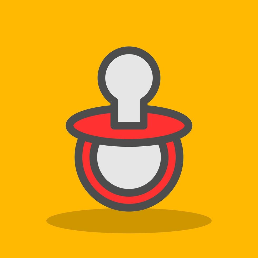 Pacifier Vector Icon Design
