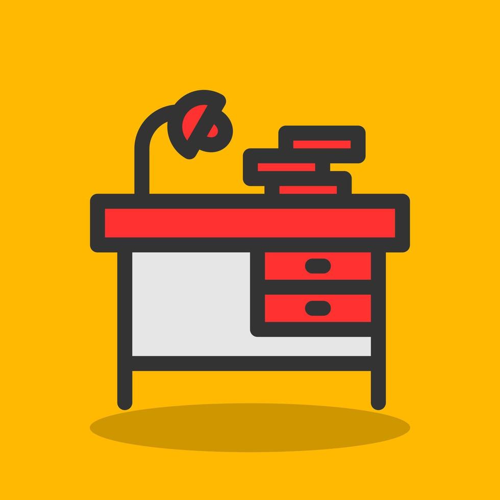 Desk Vector Icon Design