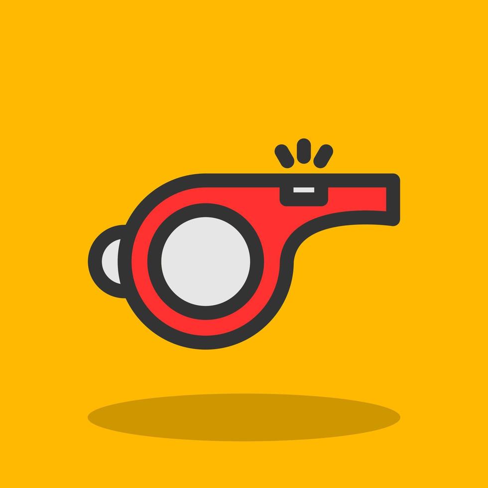 Whistle Vector Icon Design