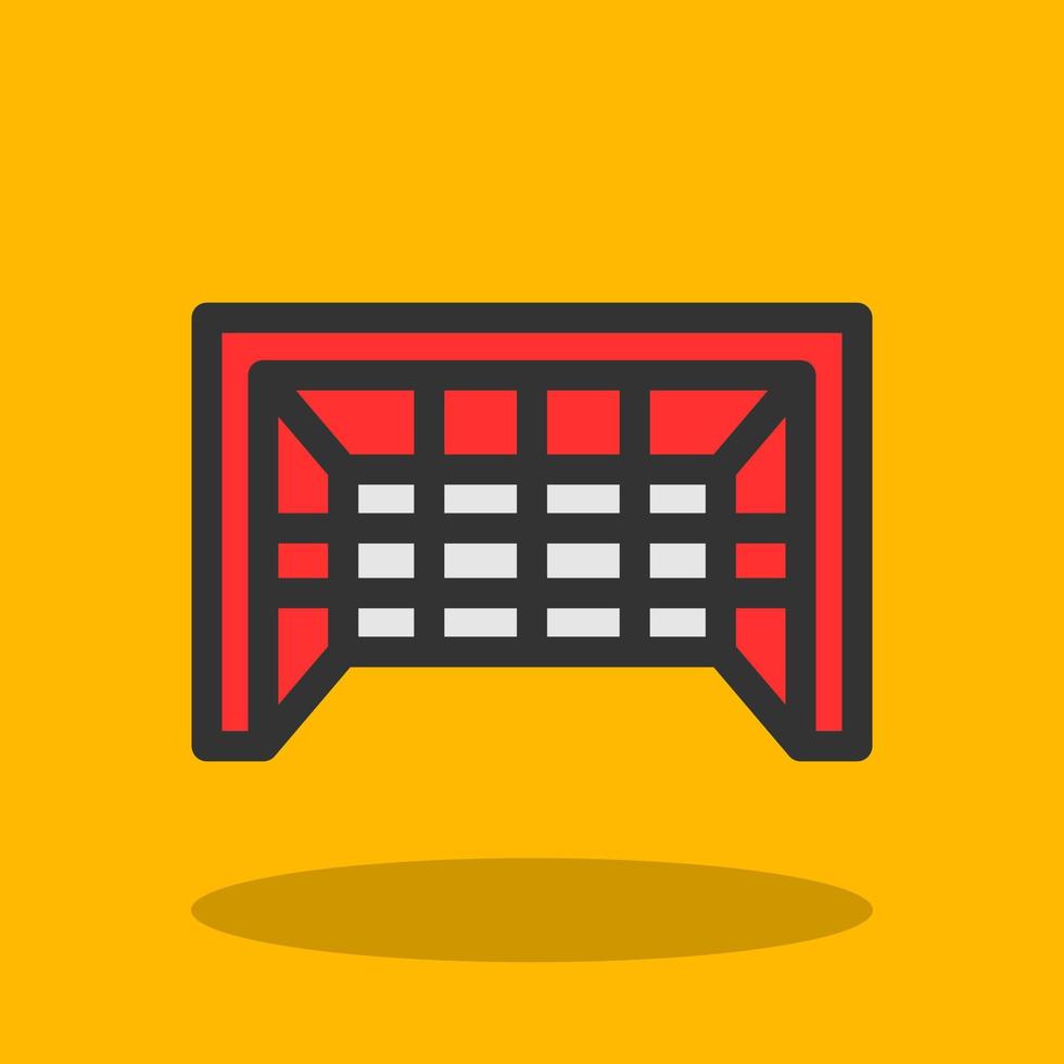 Goal Post Vector Icon Design