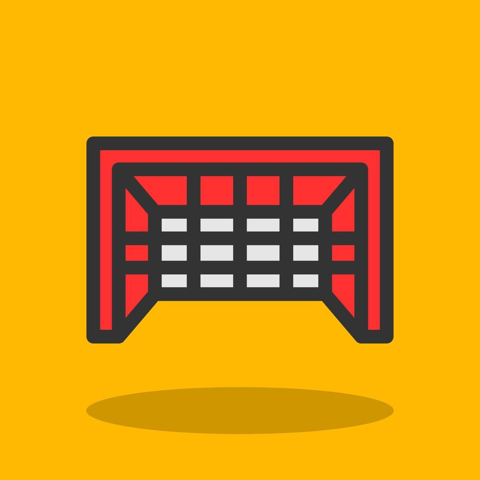 Goal Post Vector Icon Design