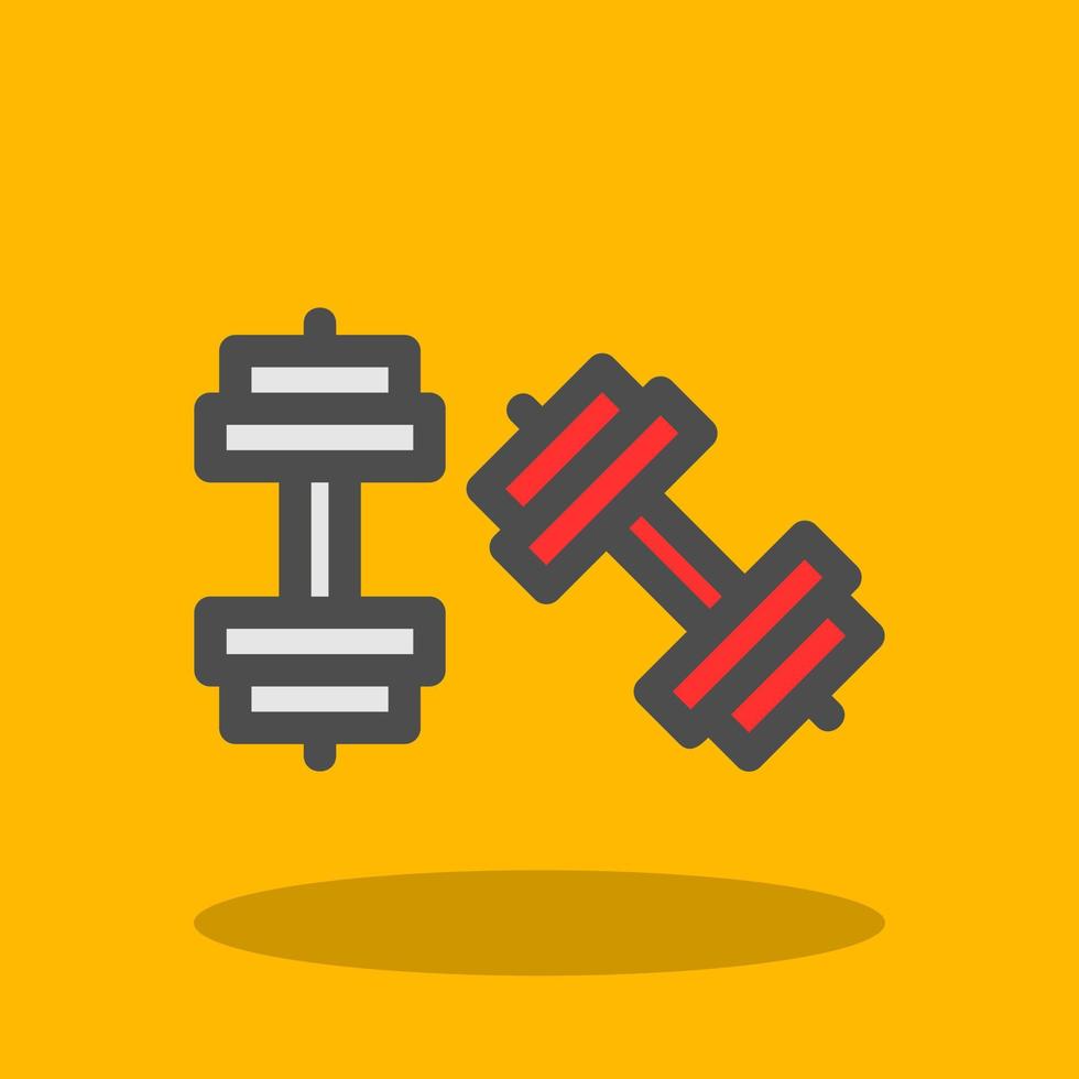 Dumbells Vector Icon Design