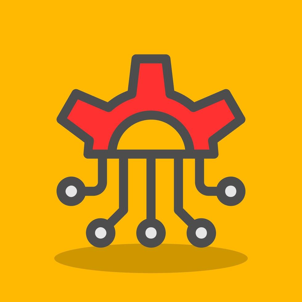 Neural Engineering Vector Icon Design