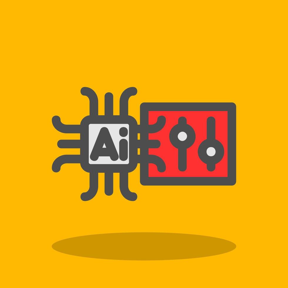 Intelligent Control Vector Icon Design