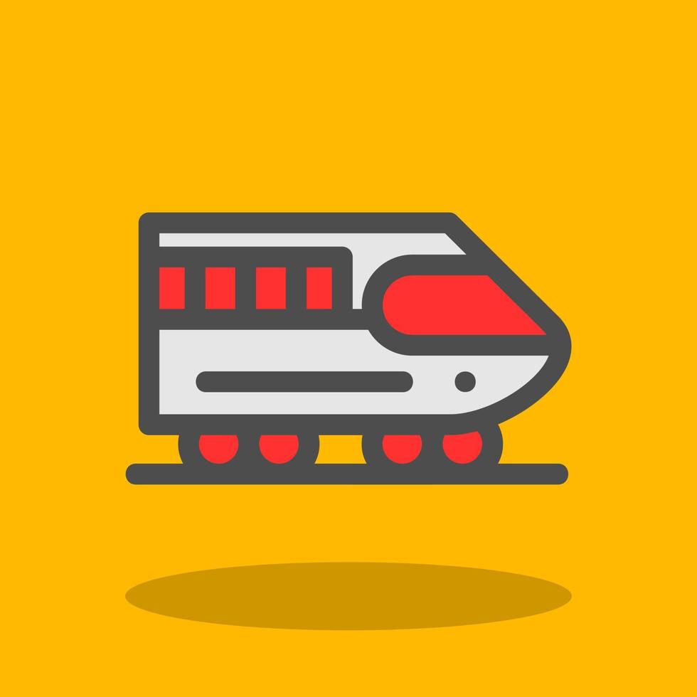 diseño de icono de vector de tren