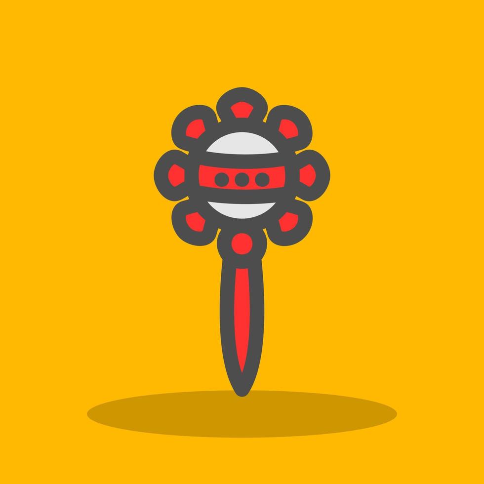 Rattle Vector Icon Design