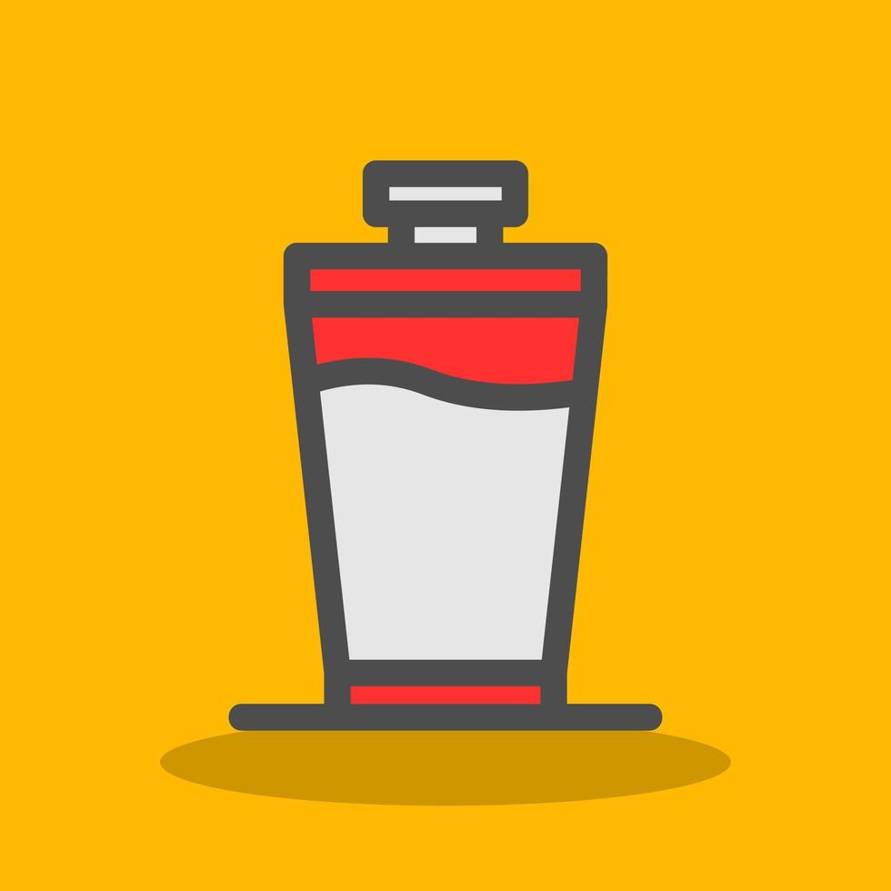 Protein Shake Vector Icon Design