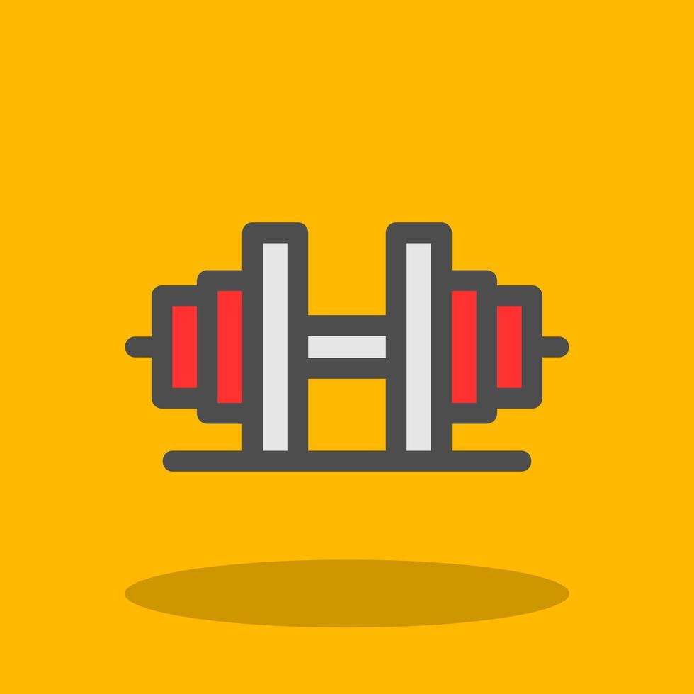 Barbells Vector Icon Design