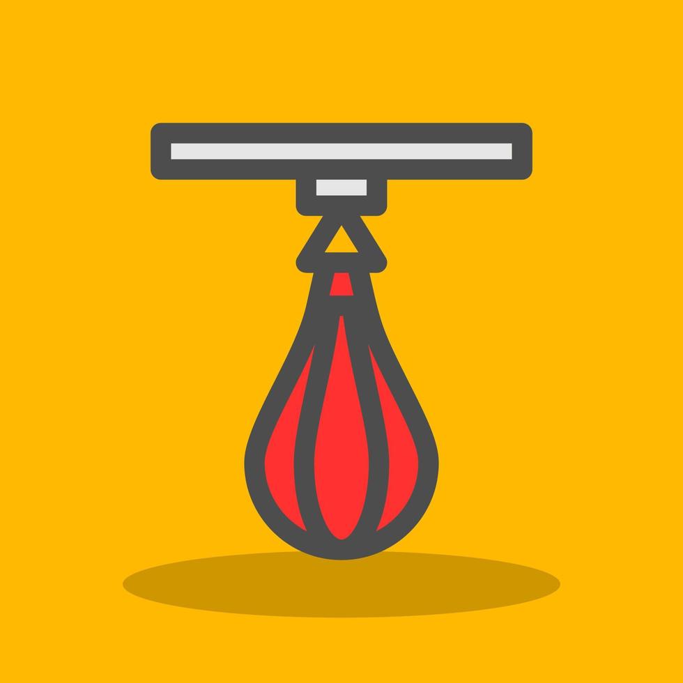 Punching Ball Vector Icon Design
