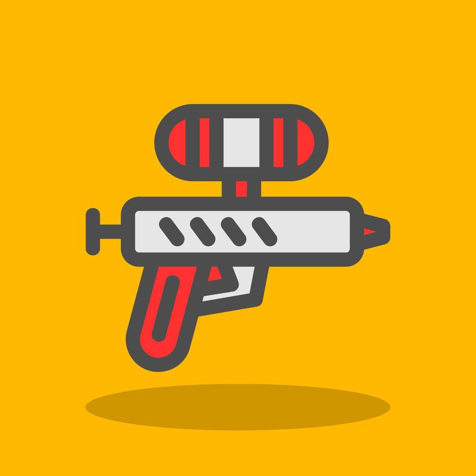 Water Gun Vector Icon Design