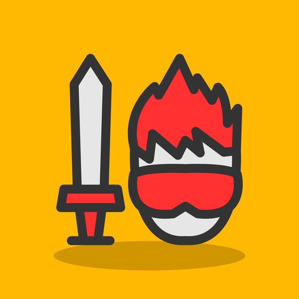 Game Character Vector Icon Design