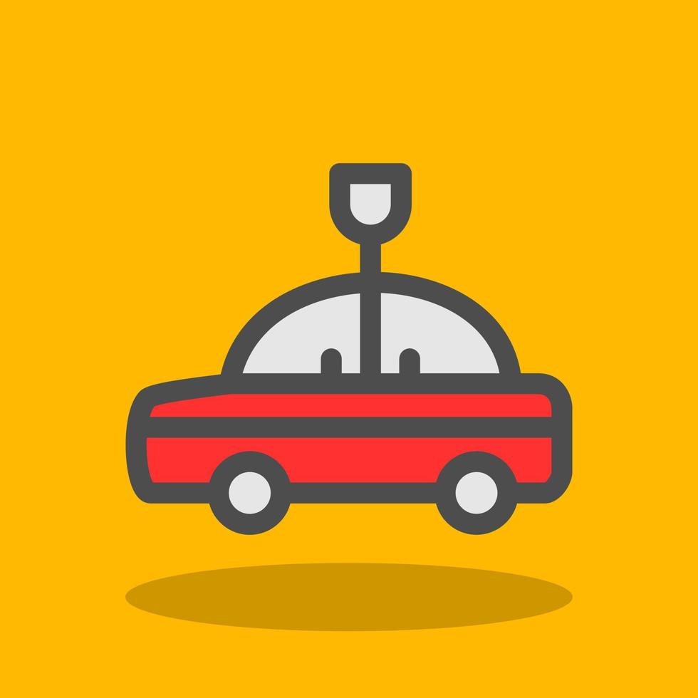 Car Toy Vector Icon Design