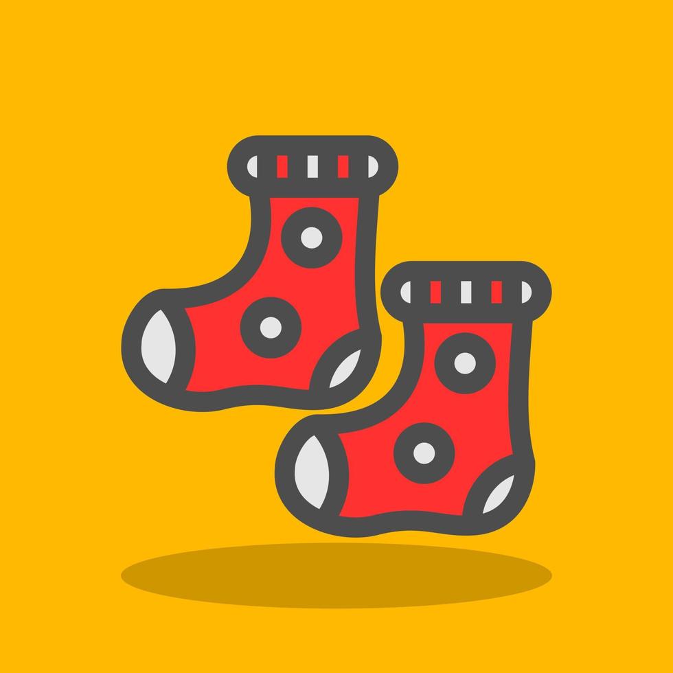 Baby Socks Vector Icon Design