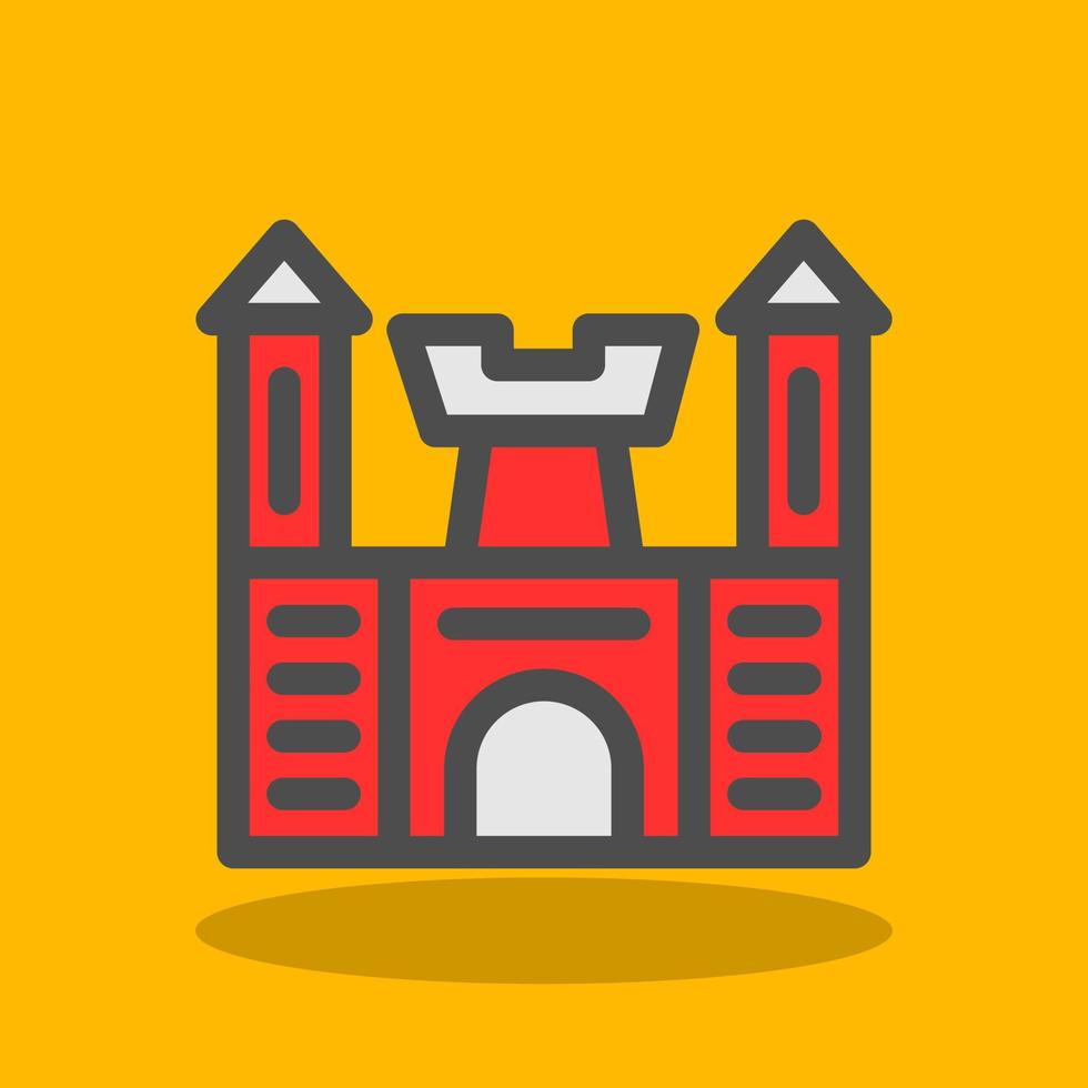 Castle Toy Vector Icon Design