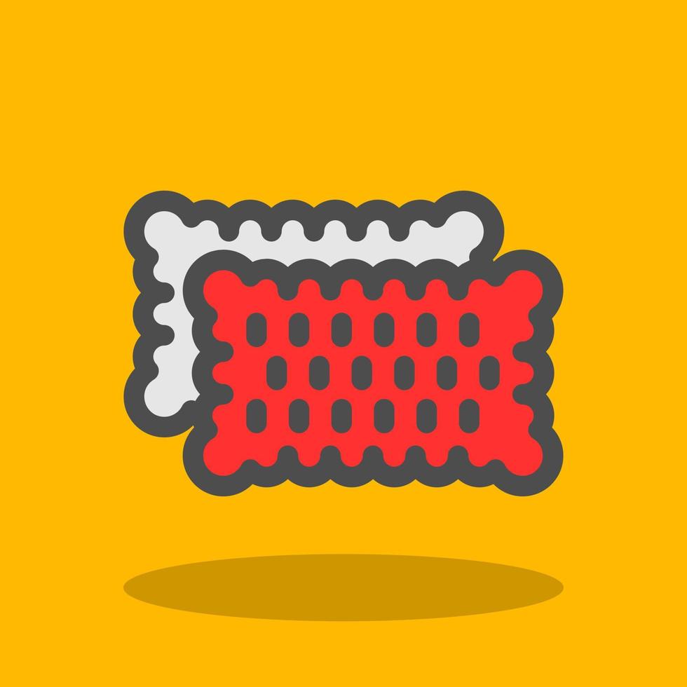 Biscuit Vector Icon Design