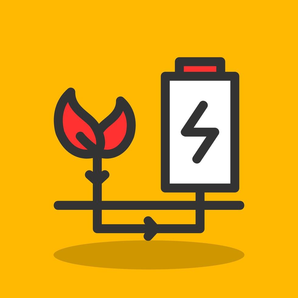 Green Energy Vector Icon Design