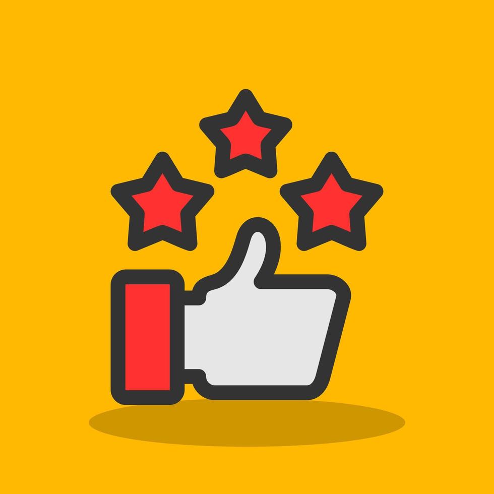 Rating Vector Icon Design