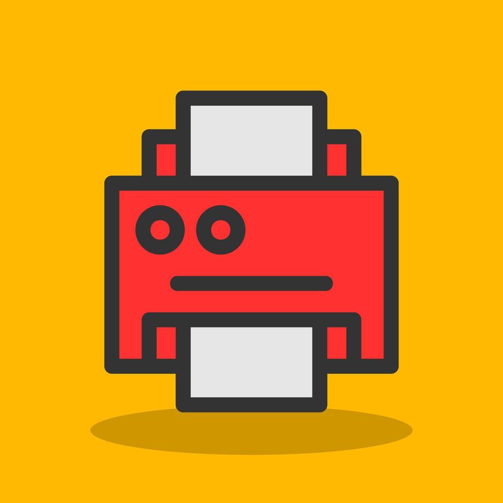 Printer Vector Icon Design
