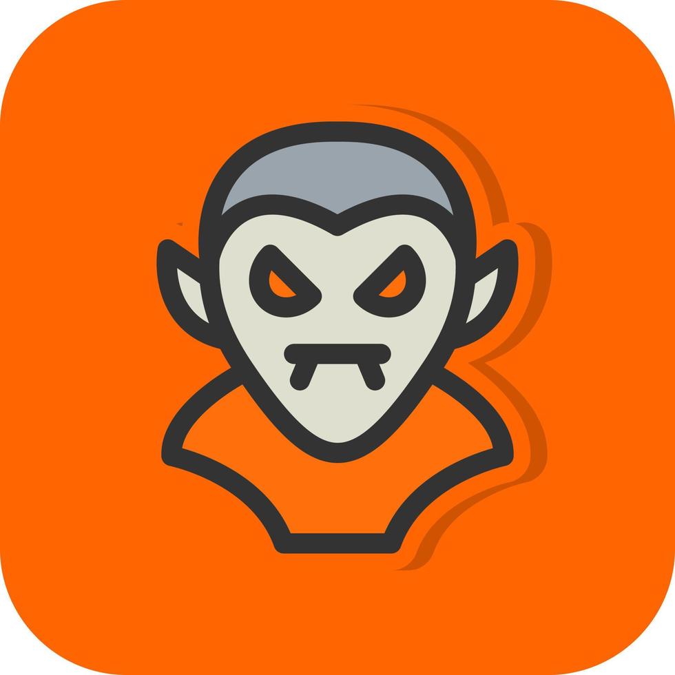 Dracula Vector Icon Design