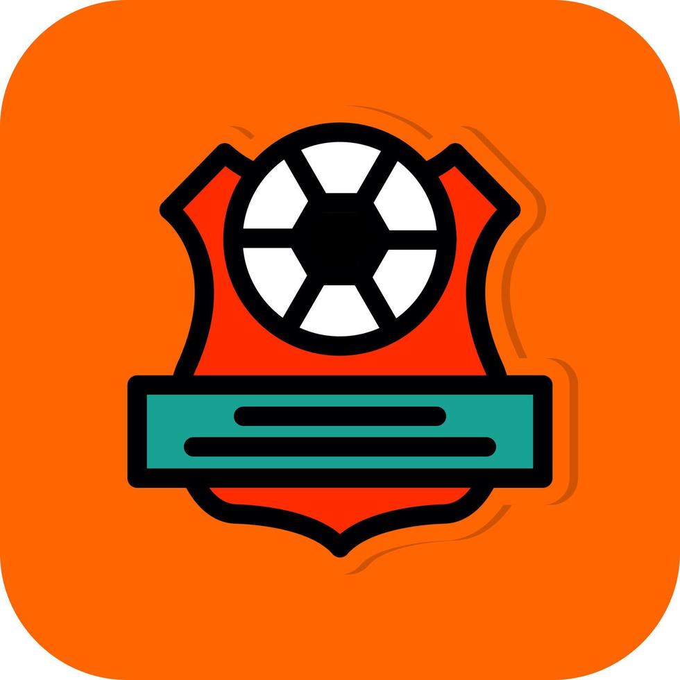 diseño de icono de vector de club de fútbol